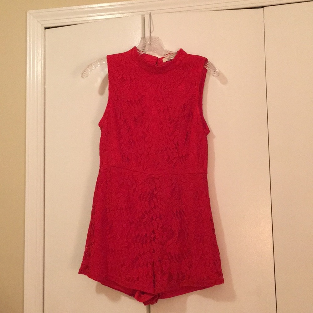 Francesca’s Red Romper